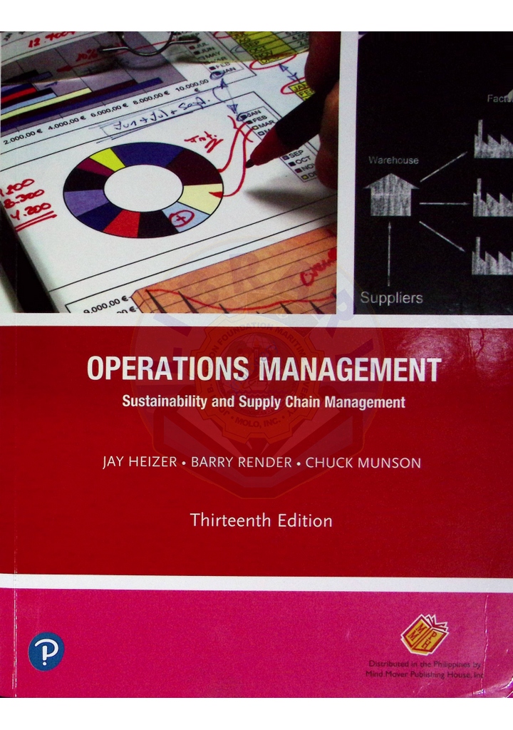 Operations management sustainability and supply chain management by Heizer, et al. 2020
